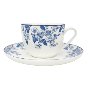 INDIGO BLOSSOM Tea Coffee Cup & Saucer